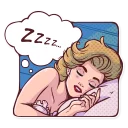 😴-Marilyn Monroe, Telegram Sticker