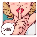 🤐-Marilyn Monroe, Telegram Sticker
