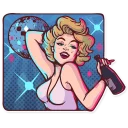 💃-Marilyn Monroe, Telegram Sticker