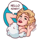 👋-Marilyn Monroe, Telegram Sticker
