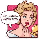 👑-Marilyn Monroe, Telegram Sticker