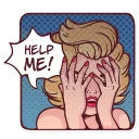 😨-Marilyn Monroe, Telegram Sticker