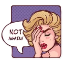 🤦-Marilyn Monroe, Telegram Sticker