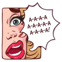 😨-Marilyn Monroe, Telegram Sticker