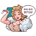 👋-Marilyn Monroe, Telegram Sticker