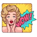 😵-Marilyn Monroe, Telegram Sticker