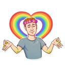 ❤️-Mark Lizardberg, Telegram Sticker