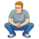 😑-Mark Lizardberg, Telegram Sticker