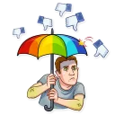 👎-Mark Lizardberg, Telegram Sticker