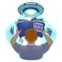 🛸-Mark Lizardberg, Telegram Sticker