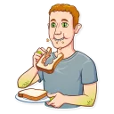 🍞-Mark Lizardberg, Telegram Sticker