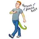 🚶-Mark Lizardberg, Telegram Sticker