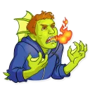😡-Mark Lizardberg, Telegram Sticker