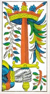 😡-Tarot of Marseilles ( )., Telegram Sticker