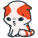 😔-Marsey the Cat, Telegram Sticker