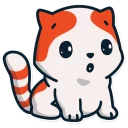 😯-Marsey the Cat, Telegram Sticker