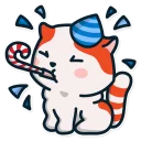 🎉-Marsey the Cat, Telegram Sticker