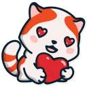 😍-Marsey the Cat, Telegram Sticker