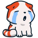 😭-Marsey the Cat, Telegram Sticker