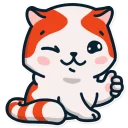 👍-Marsey the Cat, Telegram Sticker