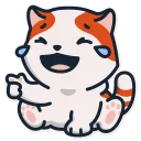 😂-Marsey the Cat, Telegram Sticker