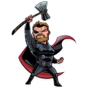 💪-Marvel and DC, Telegram Sticker
