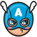 😙-Marvel and DC, Telegram Sticker