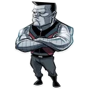 😤-Marvel and DC, Telegram Sticker