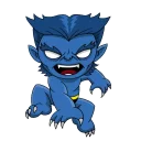 😤-Marvel and DC, Telegram Sticker
