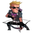 😱-Marvel and DC, Telegram Sticker