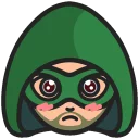 😱-Marvel and DC, Telegram Sticker