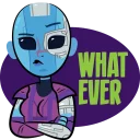 😣-Marvel and DC, Telegram Sticker