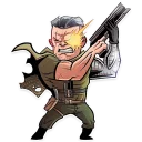😤-Marvel and DC, Telegram Sticker
