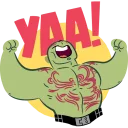 😜-Marvel and DC, Telegram Sticker