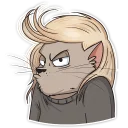 😠-Mary (Bird Born), Telegram Sticker