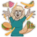 🌭-Mary (Bird Born), Telegram Sticker