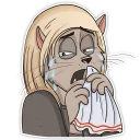 😥-Mary (Bird Born), Telegram Sticker