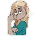 🖕-Mary (Bird Born), Telegram Sticker