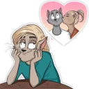 🥰-Mary (Bird Born), Telegram Sticker
