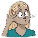 🤯-Mary (Bird Born), Telegram Sticker