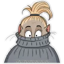 🙄-Mary (Bird Born), Telegram Sticker