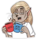 😴-Mary (Bird Born), Telegram Sticker