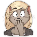 🙃-Mary (Bird Born), Telegram Sticker