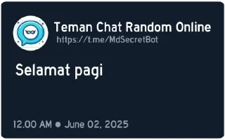 💬-@MdSecretBot, Telegram Sticker