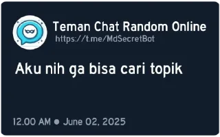 💬-@MdSecretBot, Telegram Sticker