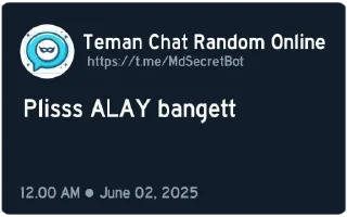 💬-@MdSecretBot, Telegram Sticker