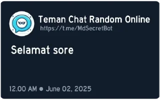 💬-@MdSecretBot, Telegram Sticker