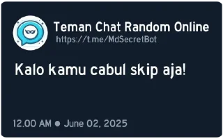 💬-@MdSecretBot, Telegram Sticker
