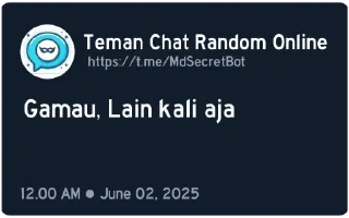 💬-@MdSecretBot, Telegram Sticker