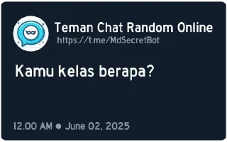 💬-@MdSecretBot, Telegram Sticker